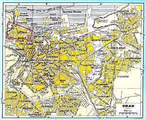 aSI- 15c- Plan d' Oran 1950